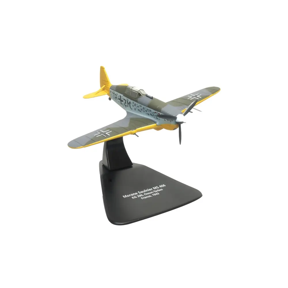 Avion Morane Saulnier 406 - KG200 Ossun-Tarbes - France 1943 sans swastika - Herpa 81AC116S - 1/72