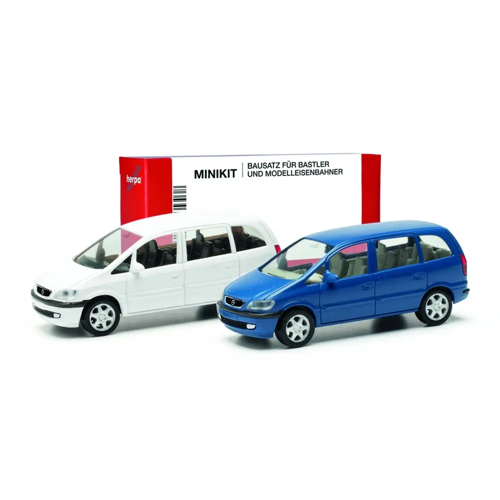 Lot de 2 Minikit Opel Zafira - Herpa 013932 - HO 1/87