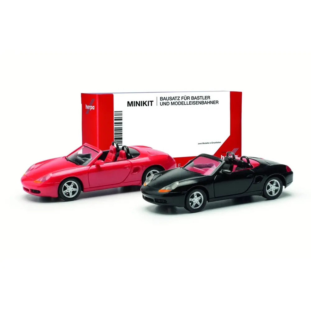 Lot de 2 Minikit Porsche Boxster S - Herpa 013963 - HO 1/87