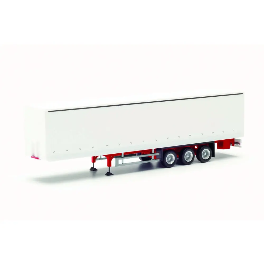 Remorque bâchée à rideaux - Herpa 076944-002 - HO 1/87