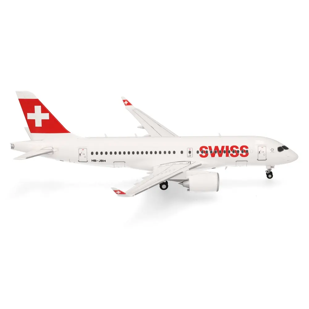 Avion Airbus A220-100 Swiss International Airlines - Herpa 558471-002 - 1/200