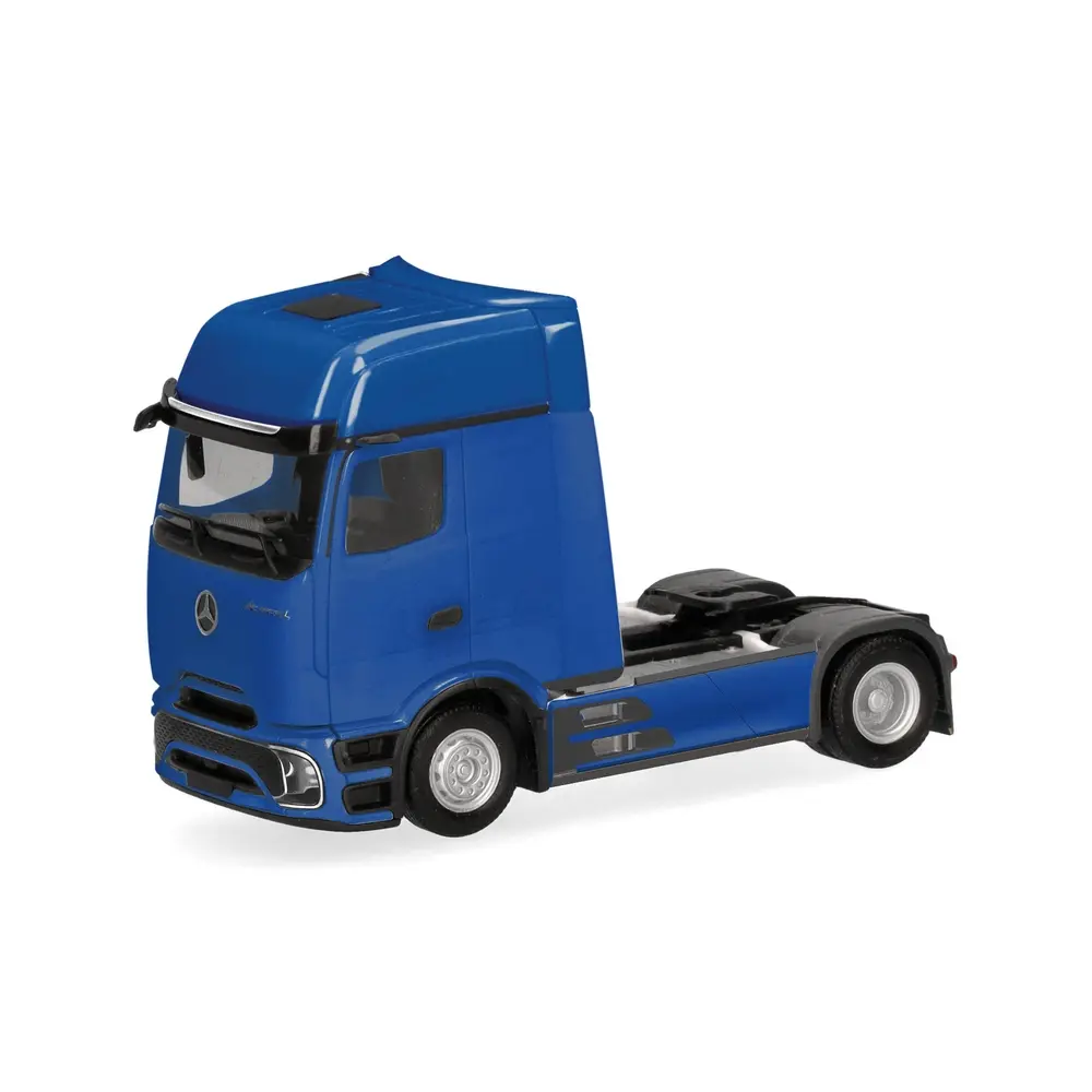 Camion Mercedes -Benz Actros L Pro Cabin Gigaspace bleu - Herpa 318389 - HO 1/87