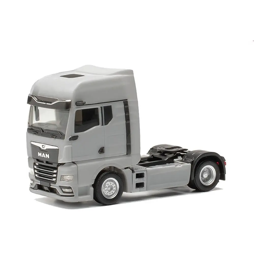 Tracteur MAN TGX GX 2 essieux gris platine - Herpa 315876-003 - HO 1/87