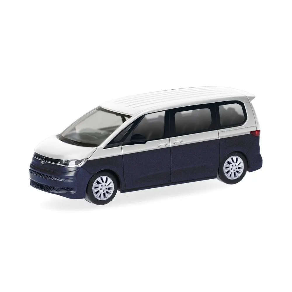 Volkswagen Multivan Bicolore - blanc bleu - Herpa 430425 - HO 1/87