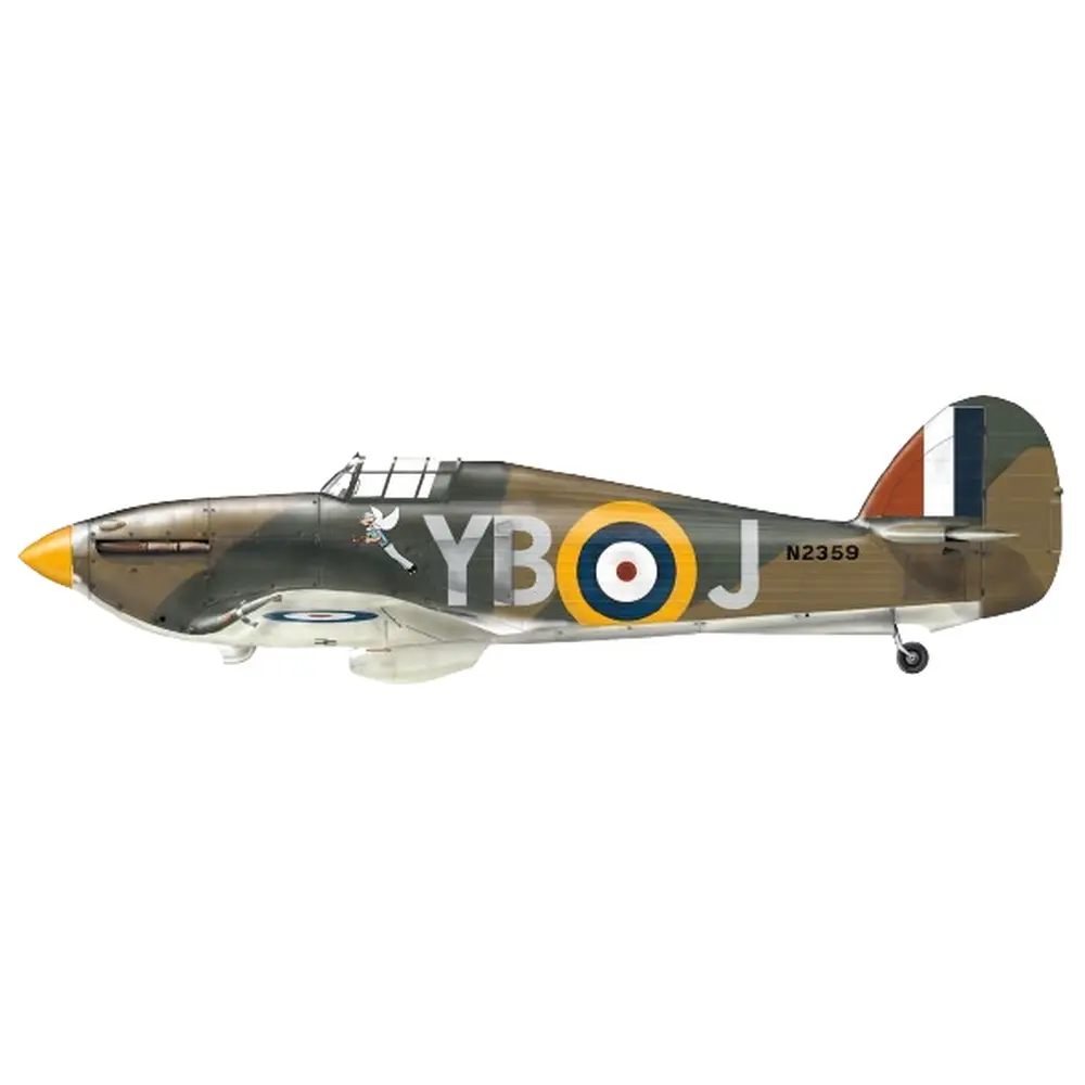Avion de chasse - Hawker Hurricane Mk.IA - Hobby 2000 48013 - 1/48
