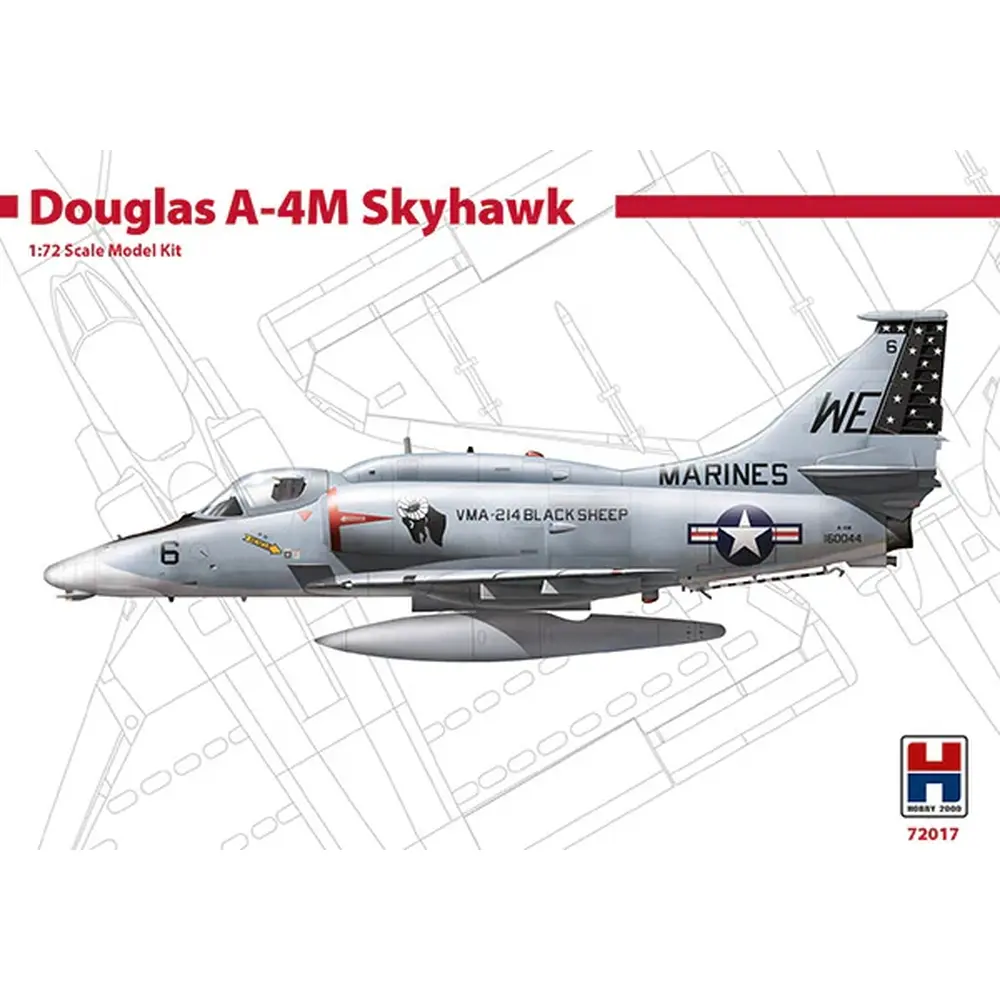 Avion Douglas A-4M Skyhawk - Hobby 2000 72017 - 1/72