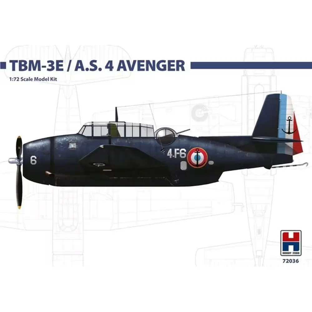 Avion TBM-3E/A.S.4 Avenger - Hobby 2000 72036 - 1/72