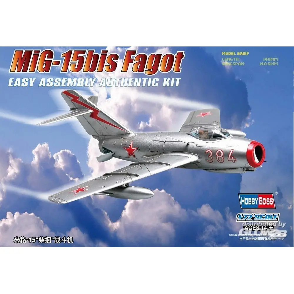 MiG-15bis Fagot - Hobby Boss 80263 - 1/72
