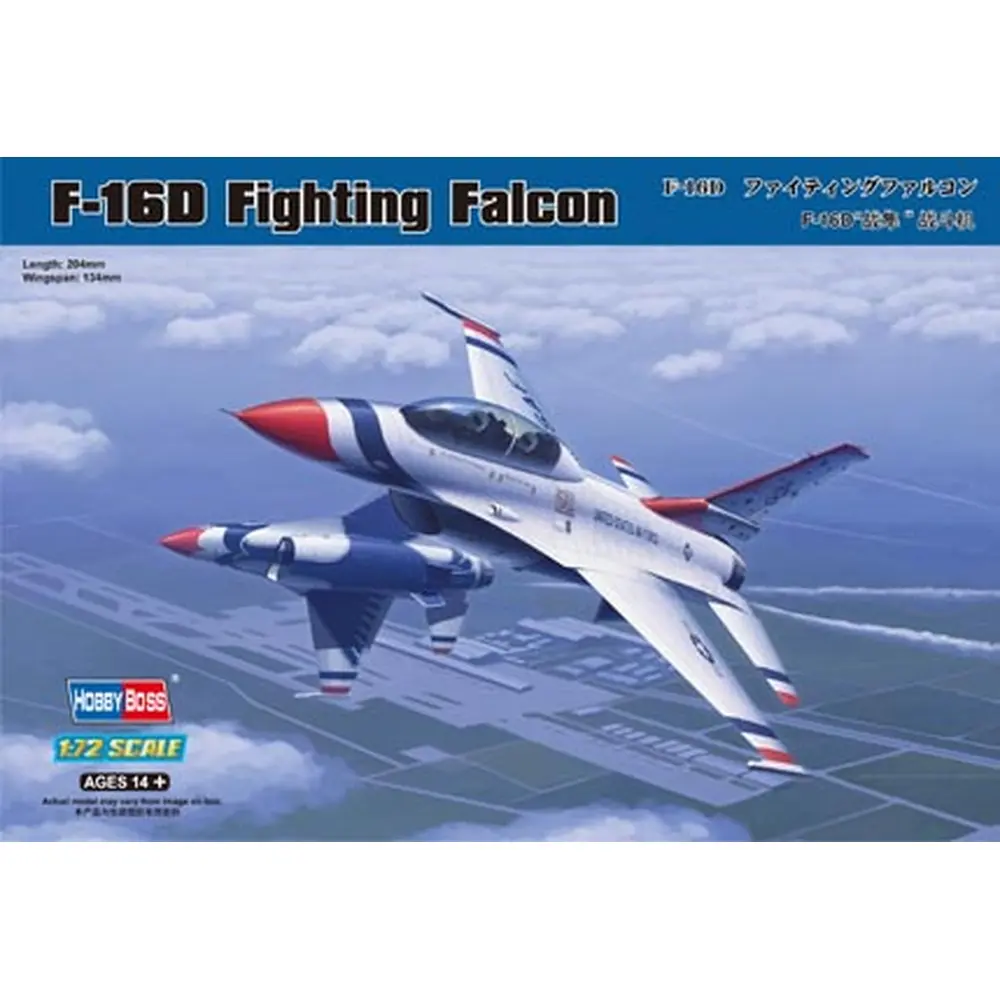 Avion de chasse - F-16D - Faucon de combat - Hobby Boss 80275 - 1/72