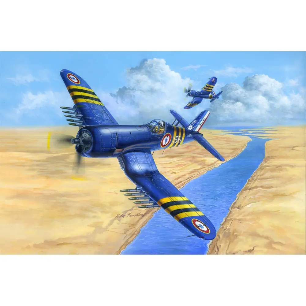 Avion de guerre - F4U-7 Corsaire - Hobby Boss 80392 - 1/48