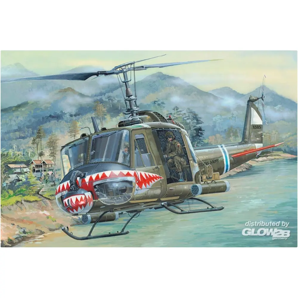 Hélicoptère UH-1 Huey B - Hobby Boss 81806 - 1/18