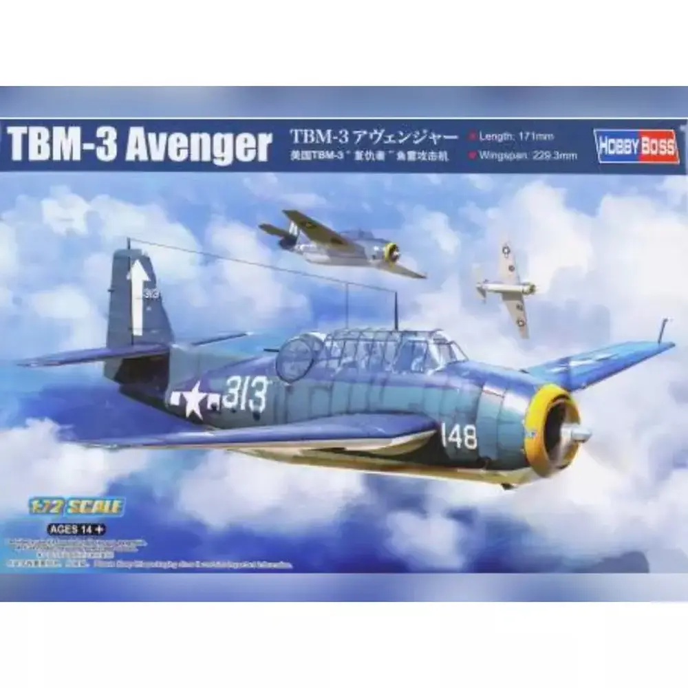 Avion TBM-3 Avenger - Hobby Boss 87274 - 1/72
