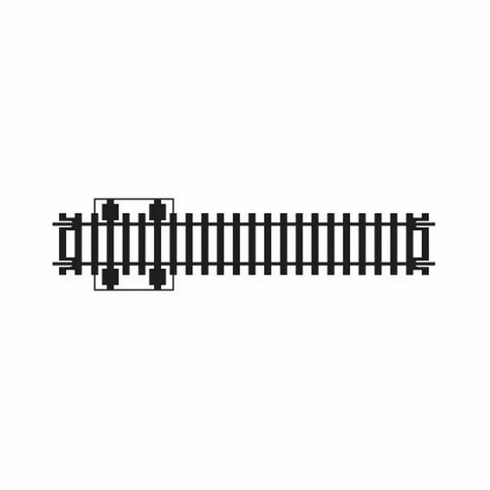 Rail de 2 coupures droit 168 mm code 100 - Hornby R618 - HO 1/87 - 2R
