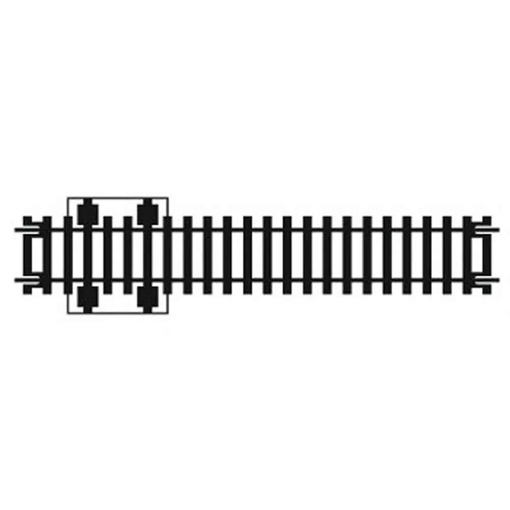Rail de Coupure - 168mm - Code 100 - Hornby 618 - HO: 1/87