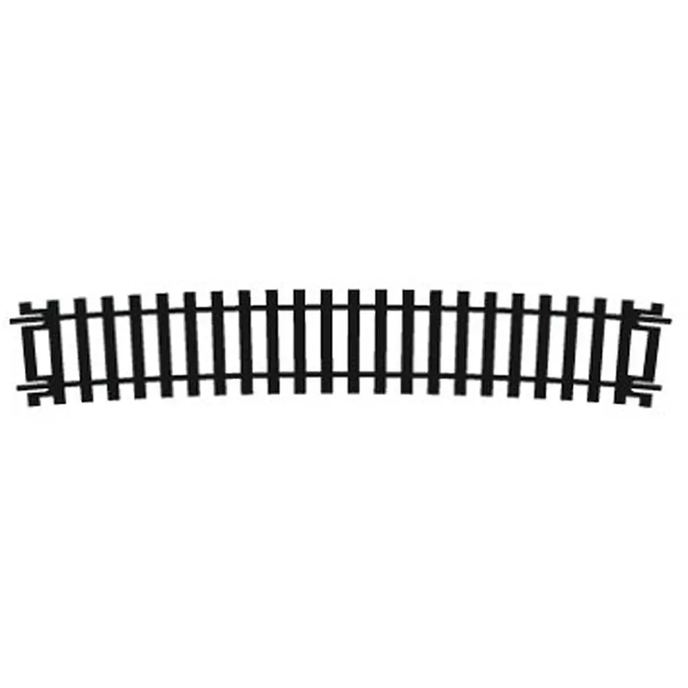 Rail courbe grand rayon 852mm de rayon 11.25° (32 voies au cercle)