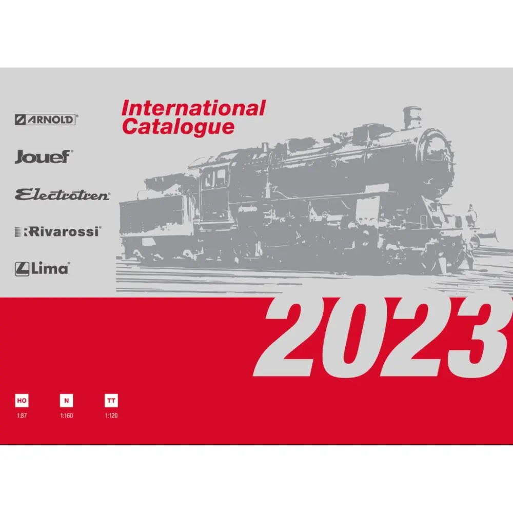 Catalogue HORNBY 2023 "ARNOLD-ELECTROTREN-JOUEF-LIMA-RIVAROSSI"