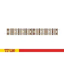 Rail droit 166 mm - Hornby TT8002 - TT 1/120