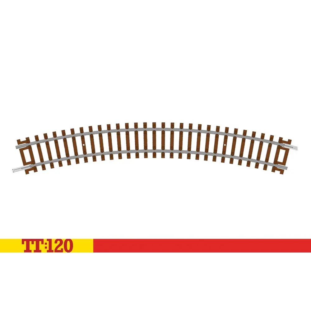 Courbe 2e rayon 30° 310 mm - Hornby TT8004 - 1/120