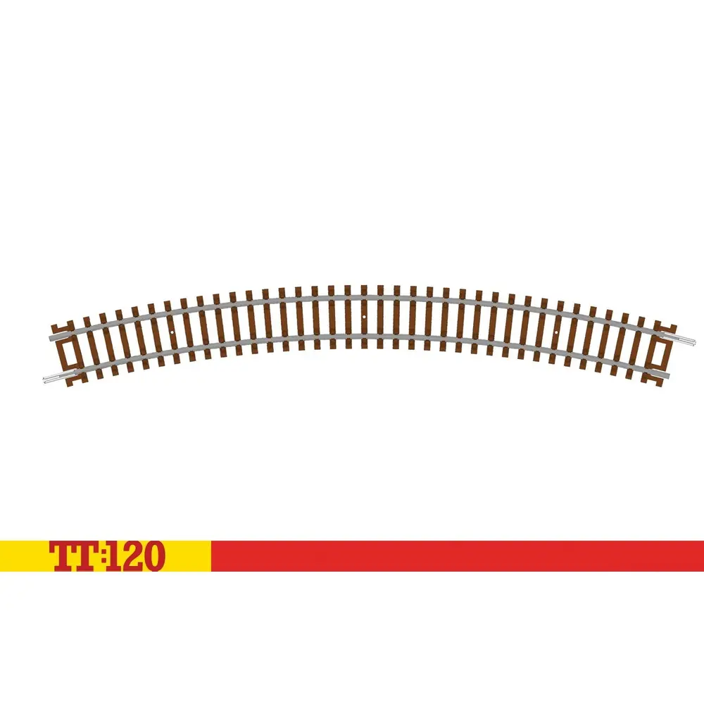 Courbe 4e rayon 30° 396 mm - Hornby TT8006 - TT 1/120