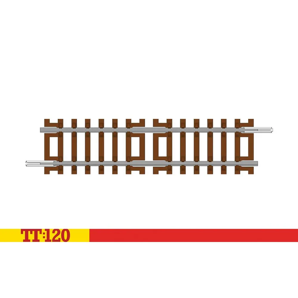 Rail demi-droit 83 mm - Hornby TT8012 - TT 1/120