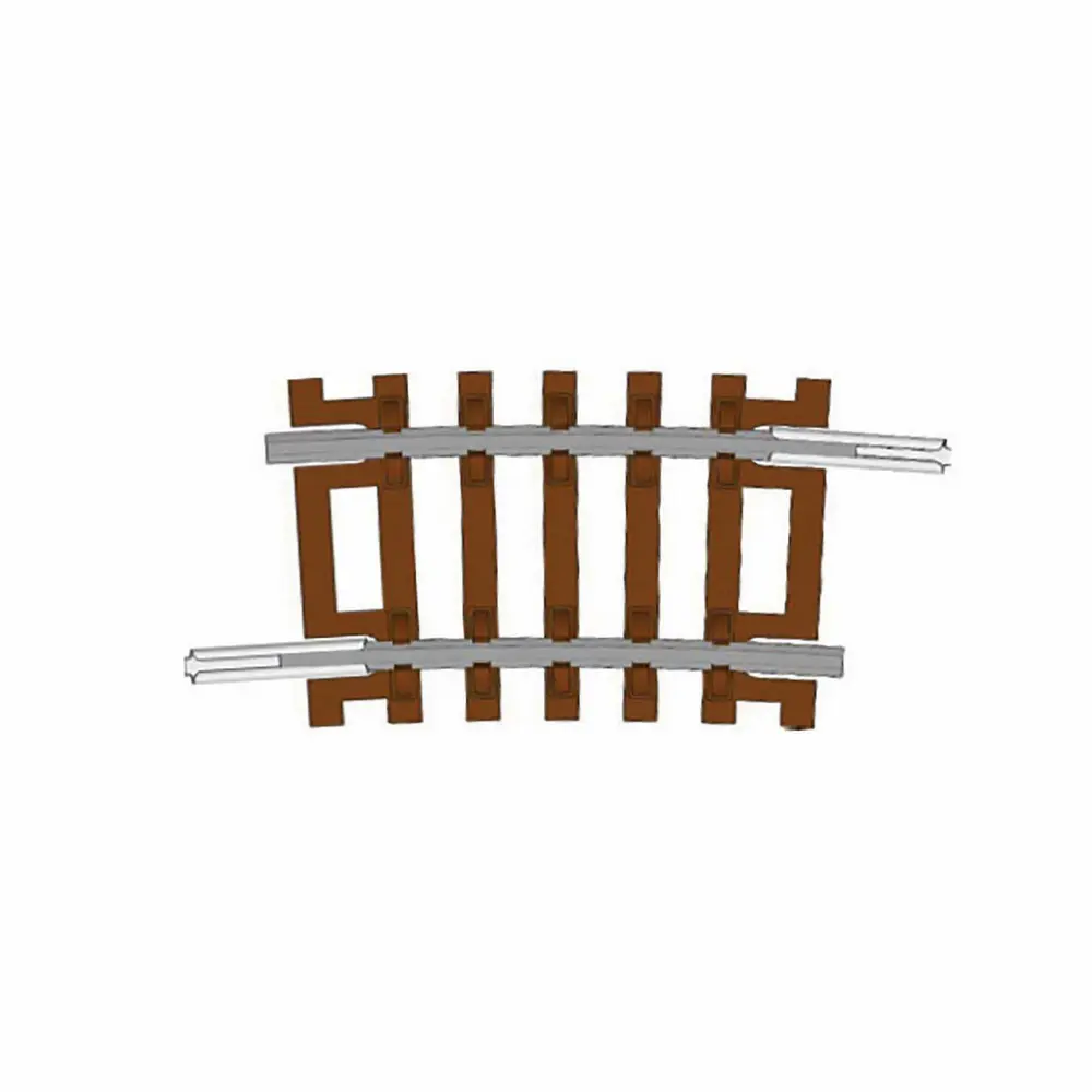 Rail courbe R1 267 mm 7,5° code 80 - Hornby TT8014 - TT 1/120 - 2R