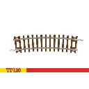Demi-courbe - 2e rayon 15° 310 mm - Hornby TT8015 - 1/120