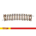 Demi-courbe - 3e rayon 15° 353 mm - Hornby TT8016 - 1/120