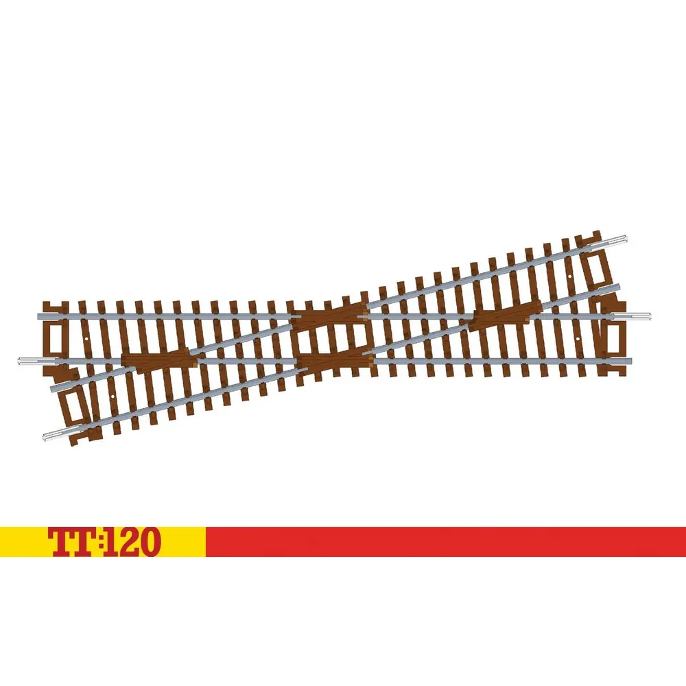 Diamond Crossing main droite - Hornby TT8018 - 1/120