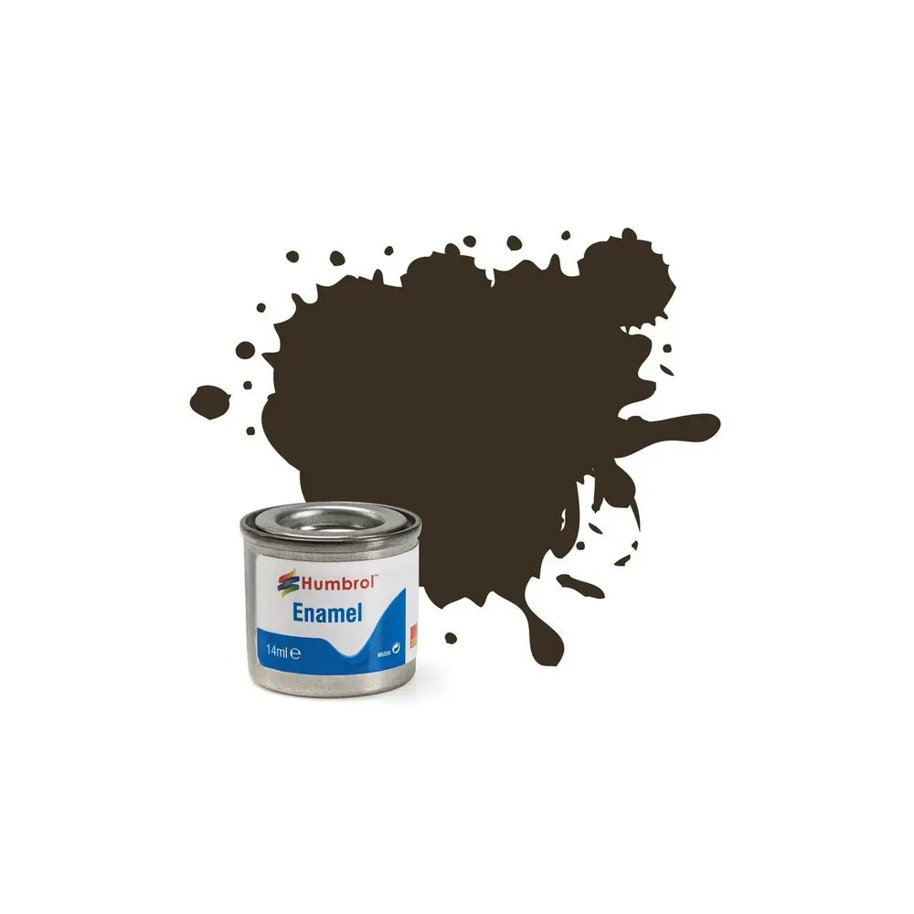 Marron Armée Brillant N°10 - Humbrol HUAA0117 - 14 mL