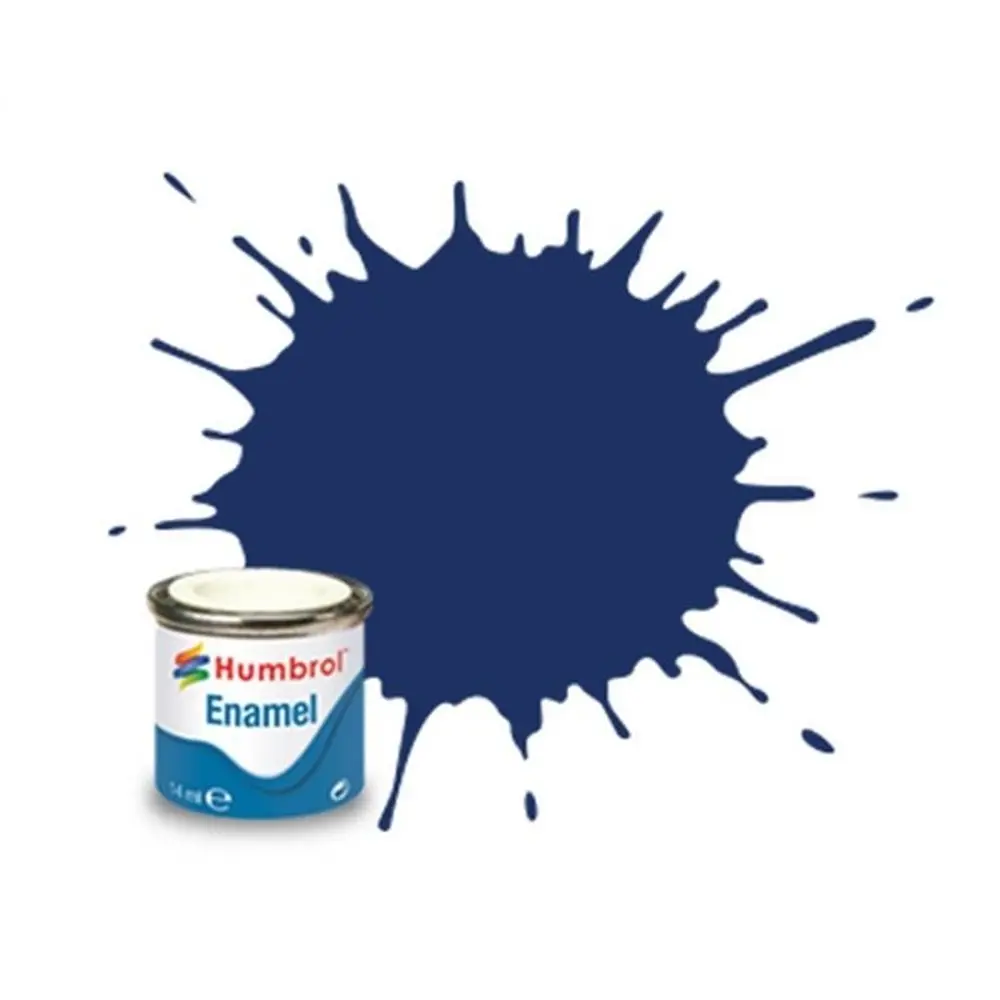 Peinture cellulosique couleur Bleu Nuit Brillant N°15 - Humbrol AA0165 - 14 mL