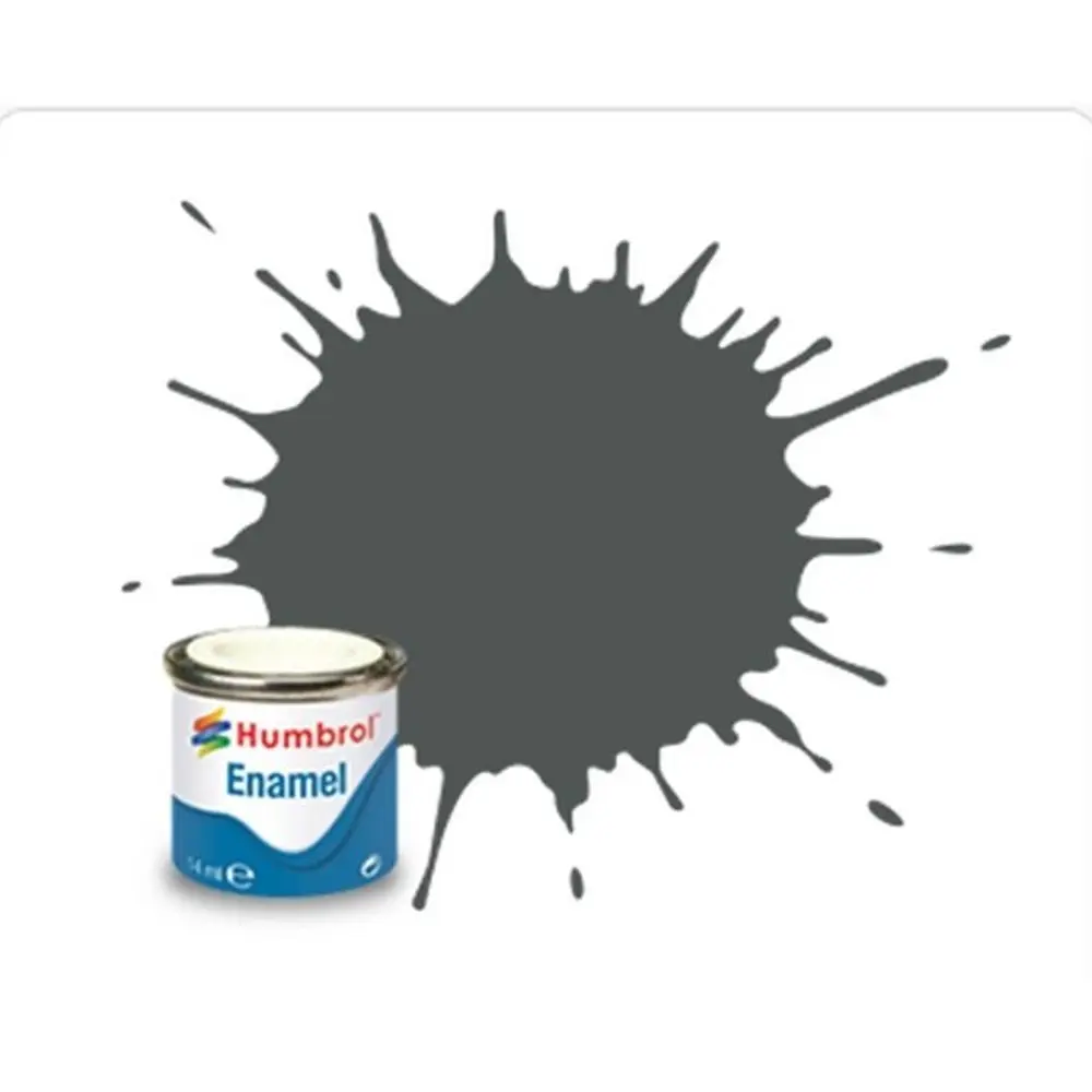 Peinture cellulosique couleur Gris Mer Mat N°27 - Humbrol AA0299 - 14 mL