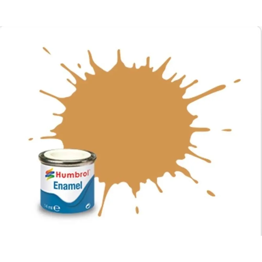 Peinture cellulosique couleur Sable Mat N°63 - Humbrol AA0686 - 14 mL