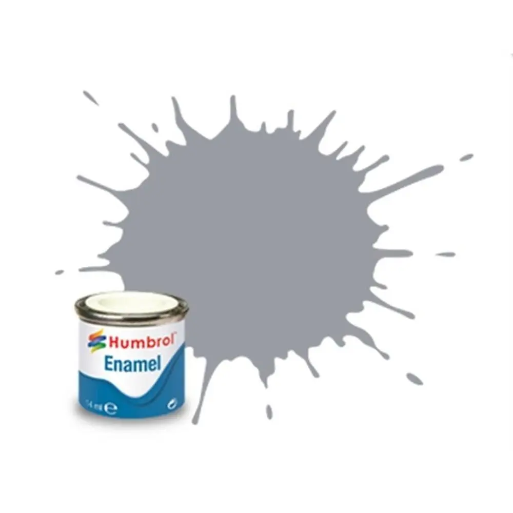 Peinture cellulosique couleur Gris Clair MAT N°64 - Humbrol AA0713 - 14 mL