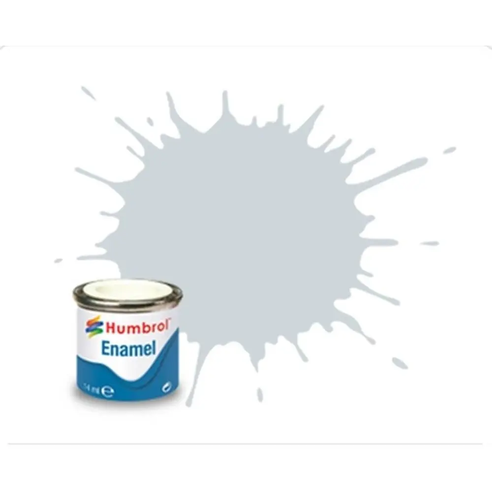 Peinture cellulosique couleur Aluminium Poli Metalcote t N°27001 - Humbrol AC5008 - 14 mL