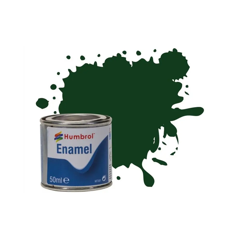 Brunswick Green - Boite de 50 ml brillant No 2 - Humbrol AQ0003