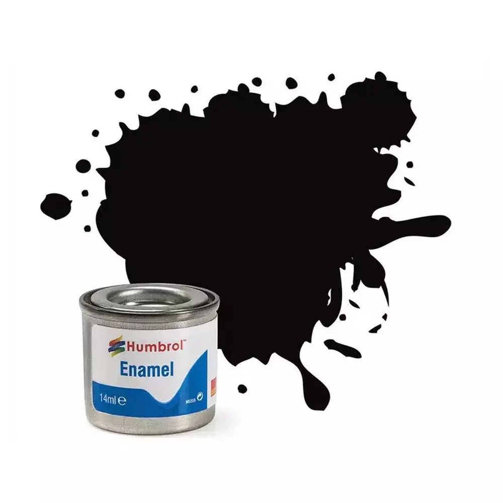 Met Black (noir métallisé) - peinture enamel 14ml - Humbrol AA6392