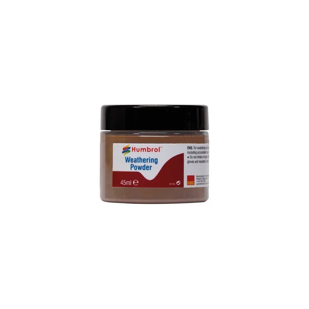 Poudre de Vieillissement Rouille Foncée - Humbrol lHUAV0019 - 45 ML