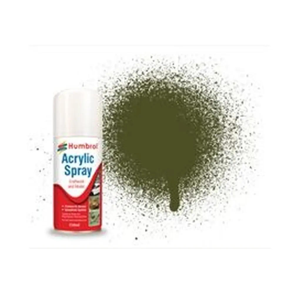 Vert Olive N° 155 - Humbrol HUAD6155 - 150 ML