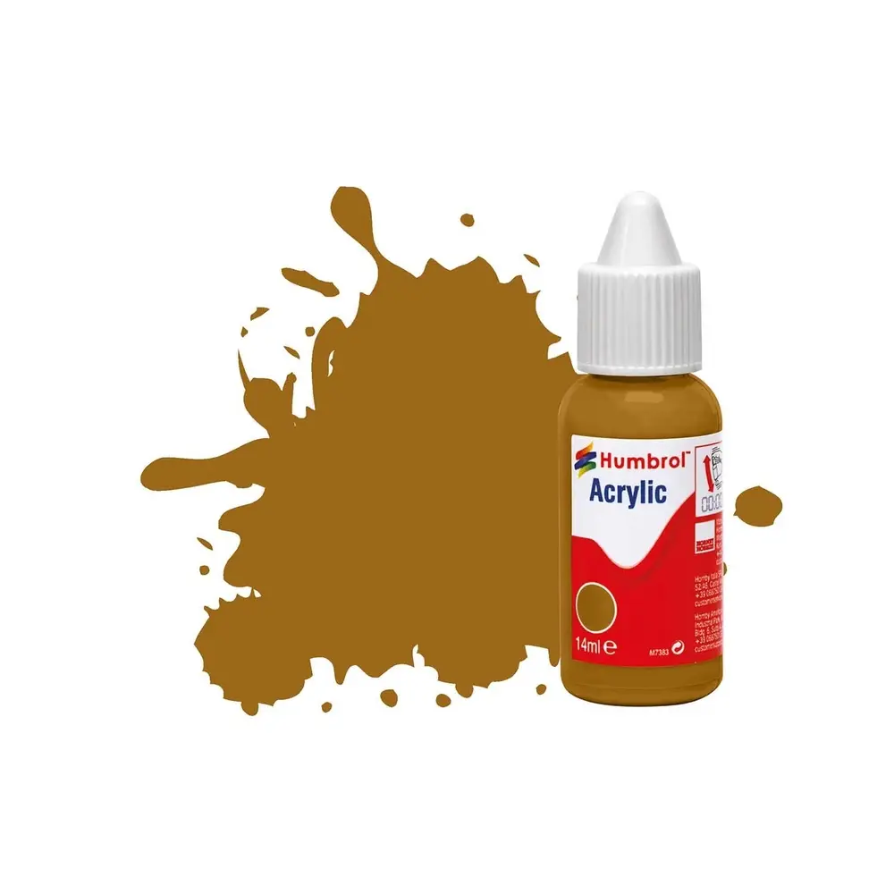 Peinture acrylique n°26 - couleur Kaki MAT HUMBROL DB0026 | 14 mL
