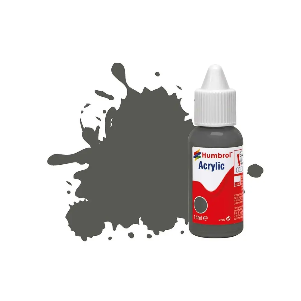 Peinture Acrylique - couleur Gris marin Mat - HUMBROL DB0027 | 14 mL