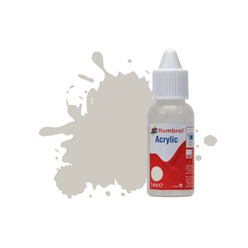 Peinture acrylique n°28 - couleur gris camouflage MAT HUMBROL DB0028 - 14 mL
