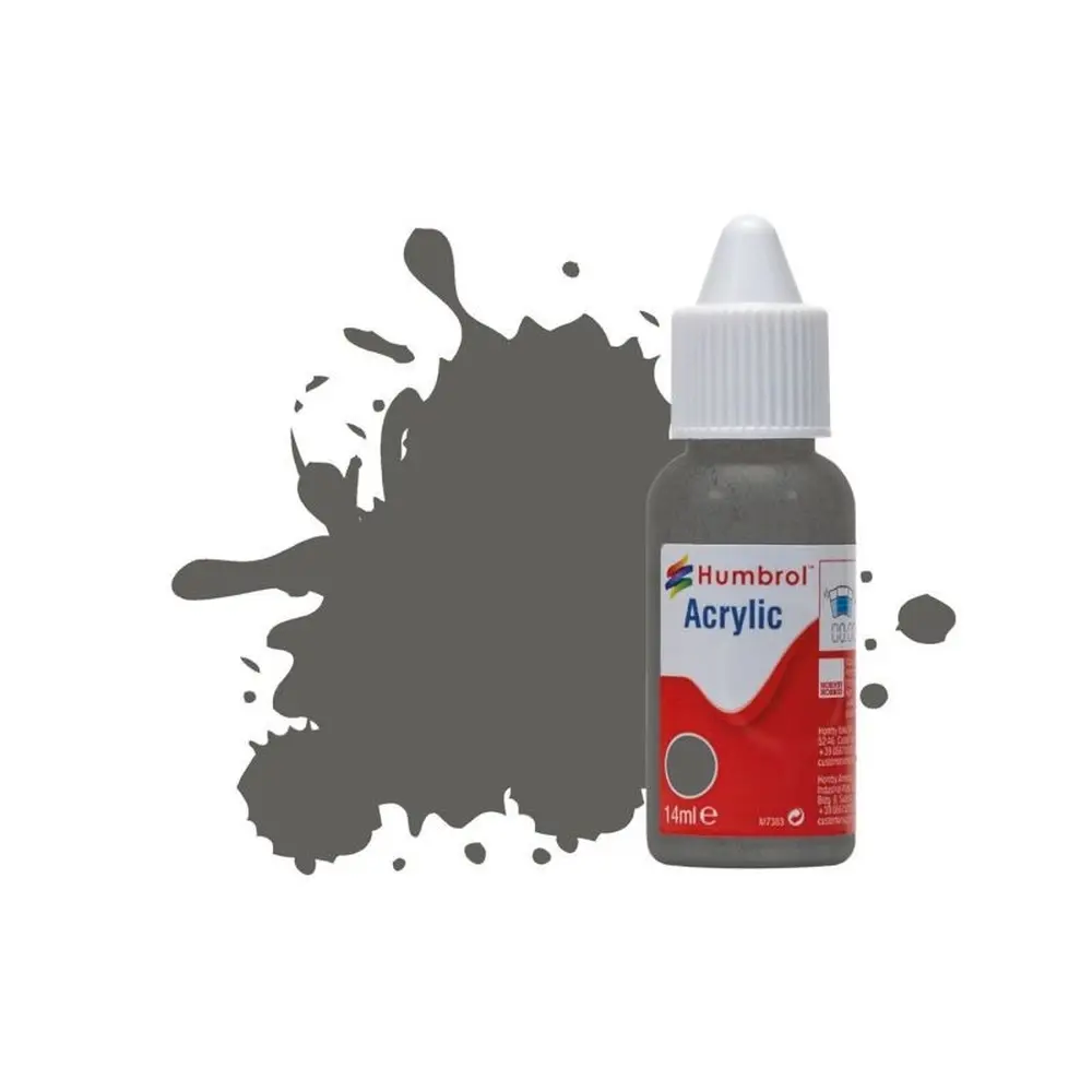 Peinture acrylique n°31 - couleur gris ardoise MAT - HUMBROL DB0031 | 14 mL