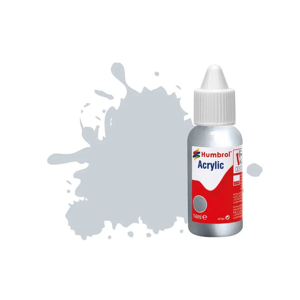 Peinture acrylique n°56 - couleur aluminium METALLIQUE HUMBROL DB0056 - 14 mL