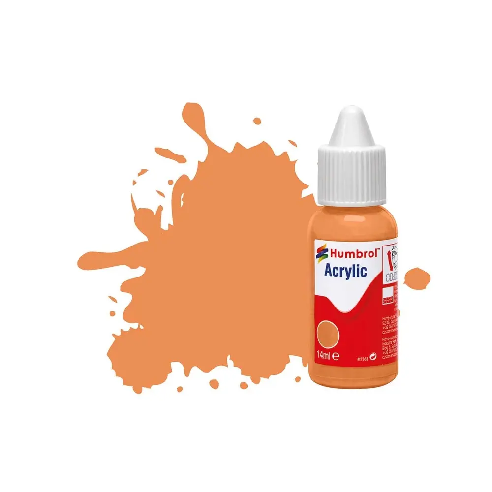 Peinture acrylique n°61 - couleur chair MAT HUMBROL DB0061 - 14 mL