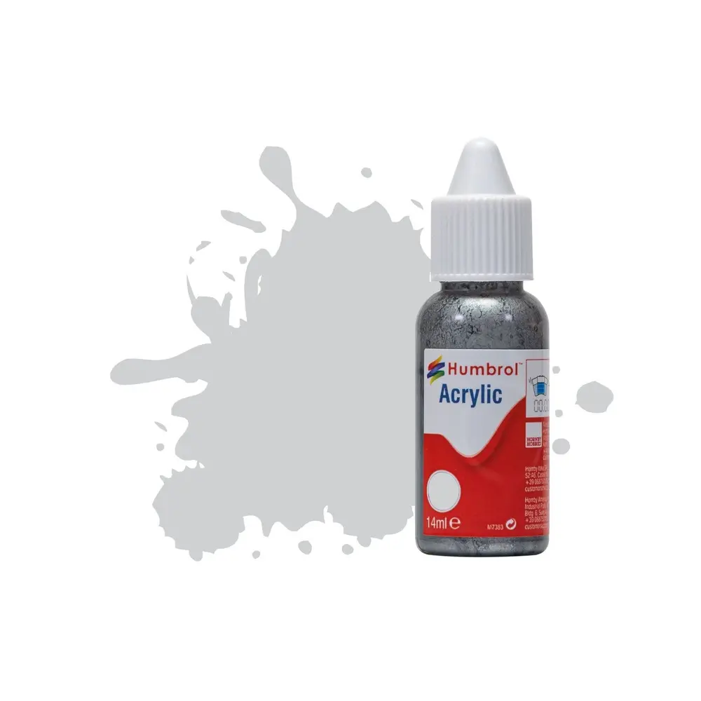 Peinture acrylique n°64 - couleur gris clair MAT HUMBROL DB0064 | 14 mL