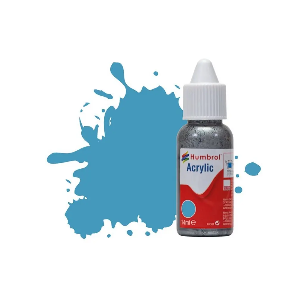 Peinture Acrylique - couleur Bleue Moyen Mat - HUMBROL DB0089 | 14 mL