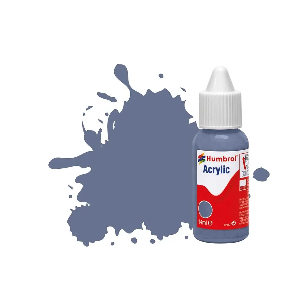 Peinture acrylique n°96 - couleur bleu RAF MAT - HUMBROL DB0096 | 14 mL