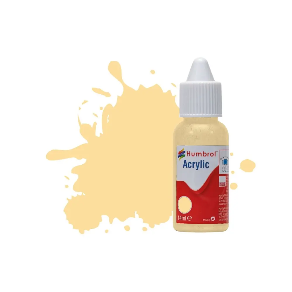 Peinture acrylique n°148 - couleur Radome Tan MAT HUMBROL DB0148 | 14 mL