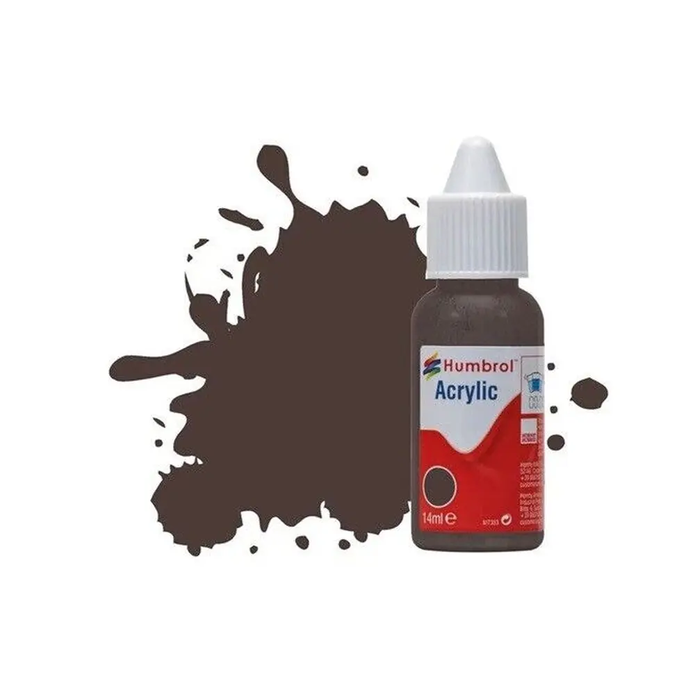 Peinture acrylique n°173 - couleur piste MAT HUMBROL DB0173 | 14 mL