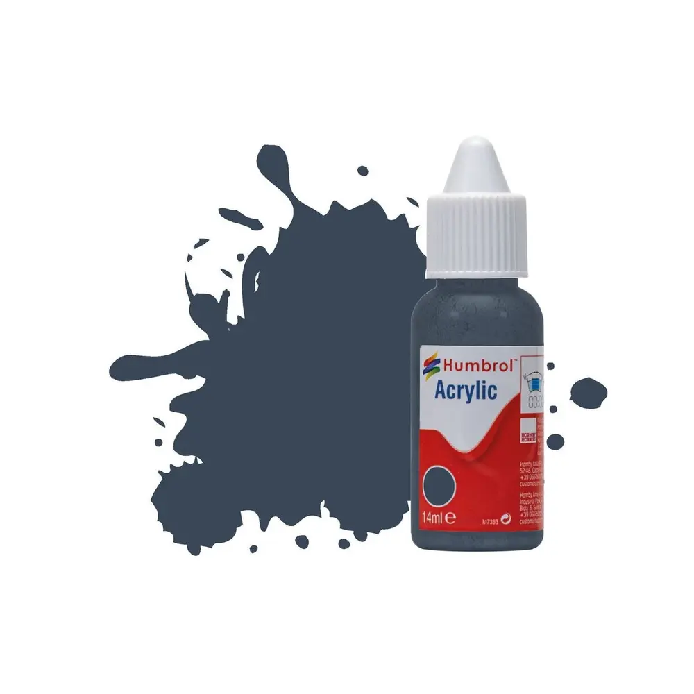Peinture acrylique n°245 - couleur gris MAT HUMBROL DB0245 | 14 mL